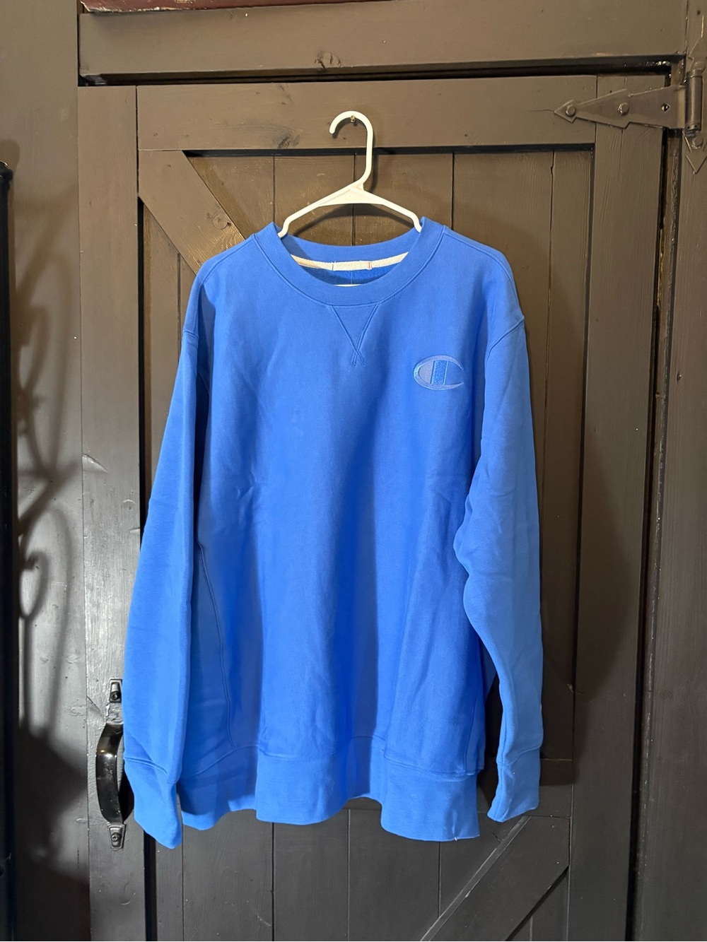 Champion Blue Pullover Crewneck Sweatshirt